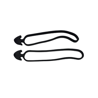 160mm Rubber Hook Tie Bands, 150/pk