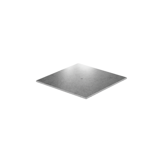 Formline Square Planter Base – Galvanised Steel