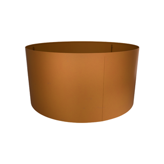 A cylindrical metal planter pot with a matte copper or bronze finish, shown against a plain white background.