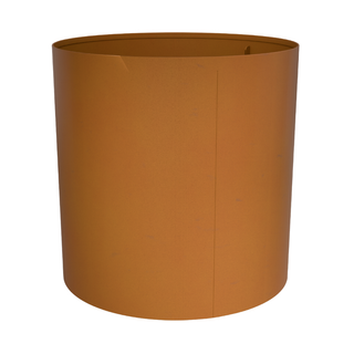 A plain cylindrical metal canister or container with a matte metallic copper-brown finish, shown on a solid white background.