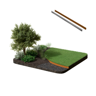 flexible edging formline 75mm combination