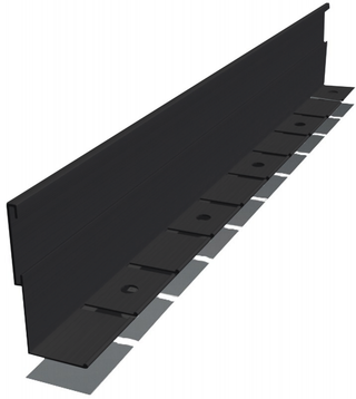 Linkedge Aluminum Landscape Edging - Standard- 75mm x 3m - Matt Black