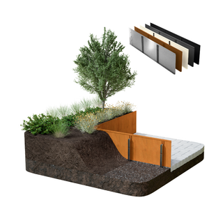 Formline Render RigidEdging550mmInsituWeathered