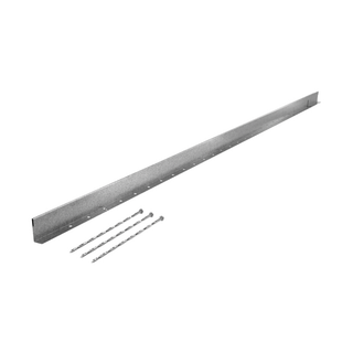 Metal drill bit on a white background