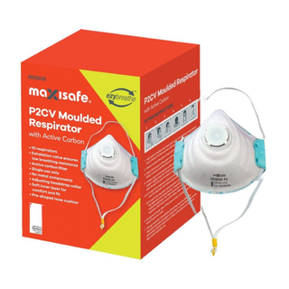 Maxisafe P2 Moulded Respirator with Carbon filter and Valve