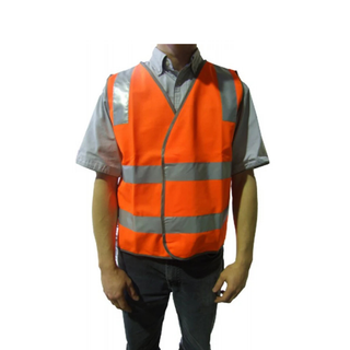 Orange Reflective Safety Vest - Day/Night