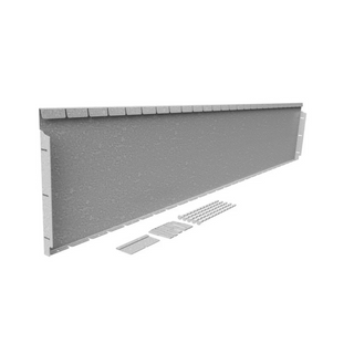 Straightcurve Flexline Edging - Galvanised - 400mm