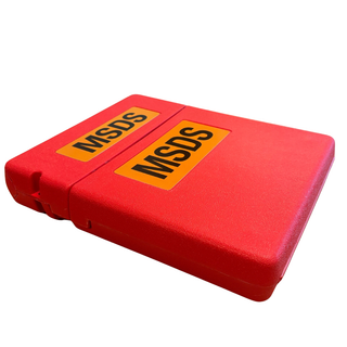 MSDS/SDS Document Holder Red – 318 x 260 x 57mm