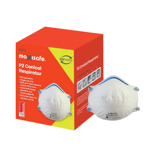 Maxisafe P2 Conical Respirator- 20 masks/pack