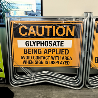 Swing Stand & Sign – Caution + Glyphosate Magnet