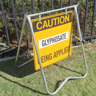 Swing Stand & Sign – Caution + Glyphosate Magnet