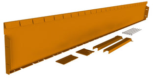 StraightCurve Flexline Edging - Weathering Steel - 240mm