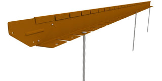 StraightCurve Flexline Edging - Weathering Steel - 75mm