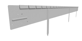 StraightCurve Flexline Edging - Galvanised Steel - 150mm