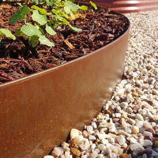 StraightCurve Flexline Edging - Weathering Steel - 240mm