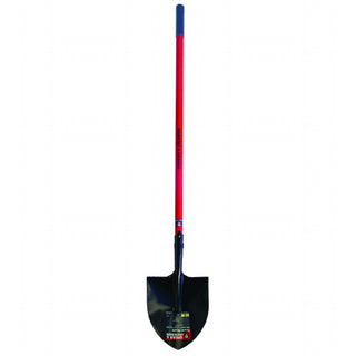 S&J Round Mouth Shovel, Fibreglass Long Handle