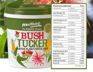 Neutrog Bush Tucker Native Fertiliser, 20kg