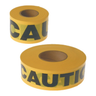 'CAUTION' Barricade Tape - 75mm x 100m