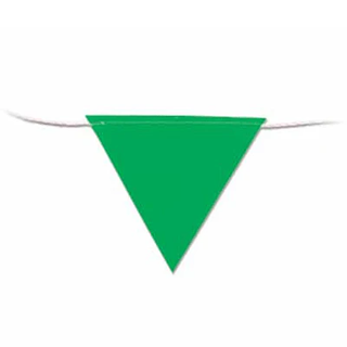 Green Flag Bunting - 30m