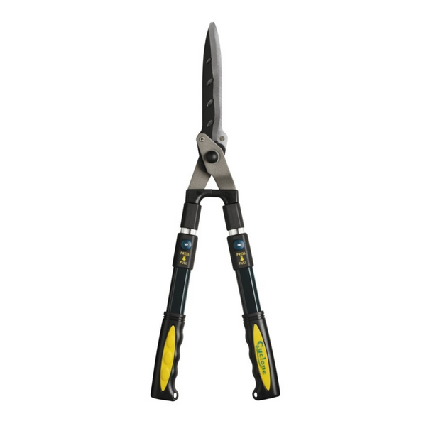 Cyclone Telescopic Hedge Shear StrataGreen