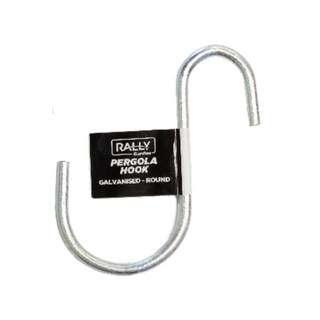 Rally Pergola Hook Round, Galvanised, 900mm