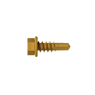 Straightcurve Zinc Tek Screw,12gx16mm,250/bag