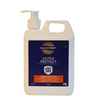 Auscreen 50+ Sunscreen 1 lt Pump Bottle