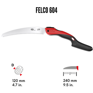 Saw - Folding pull-stroke saw - Blade 24 cm