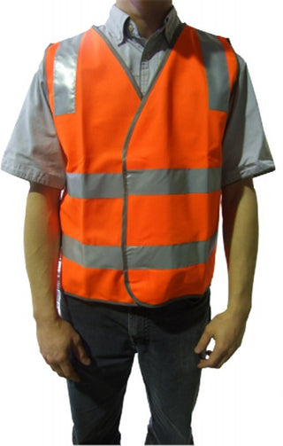 Orange Reflective Safety Vest - Day/Night