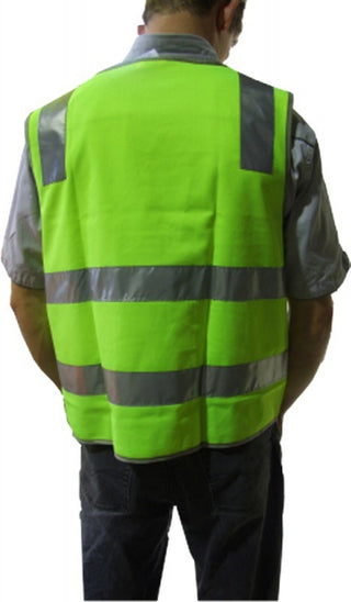 Yellow Reflective Safety Vest - Day/Night