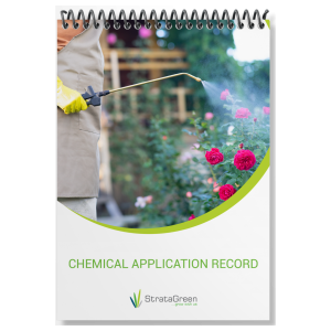 Chemical Spraying Application Record Book Logbook