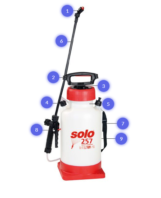 7 Litre Manual Pressure Sprayer StrataGreen SU257
