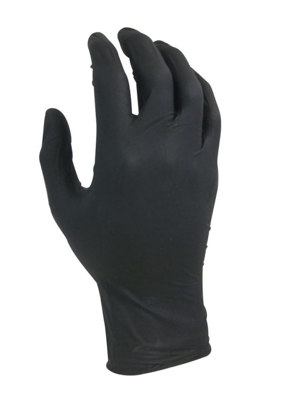 GNB218 StrataGreen Black Shield Heavy Duty Nitrile Gloves